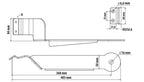 Staffa per antenna CB - Attacco montante - compatibile per Renault T (06/13>)