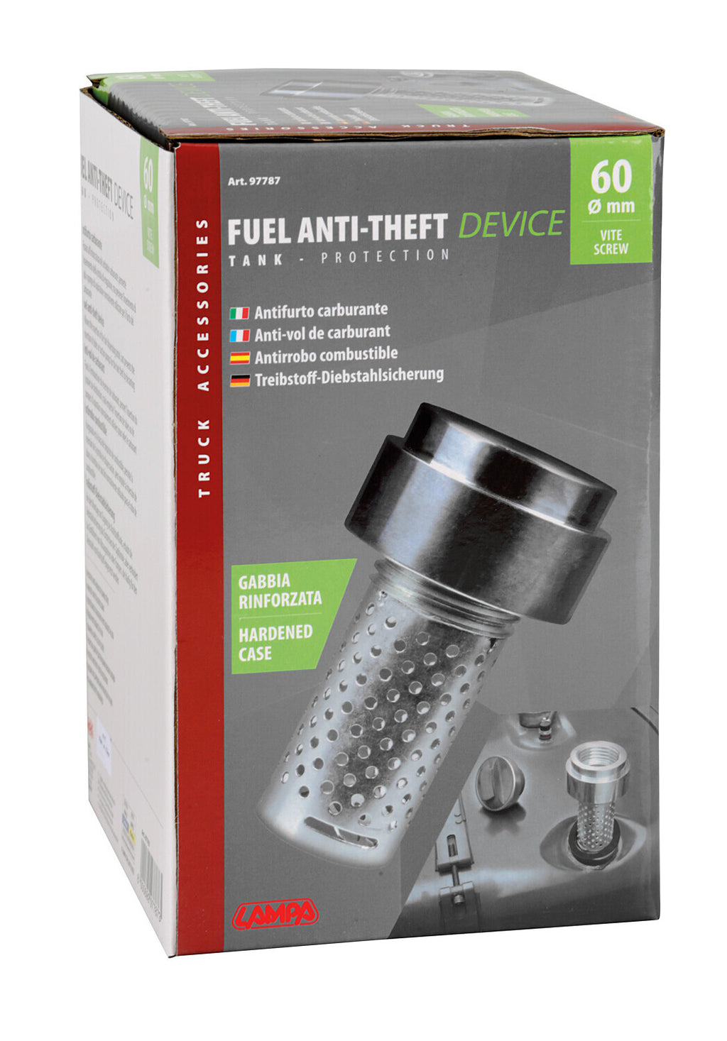 Antifurto serbatoio a vite - Ø 60 mm