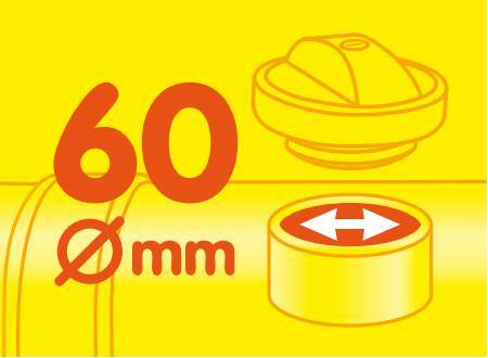 T-Block, antifurto carburante - Ø 60 mm