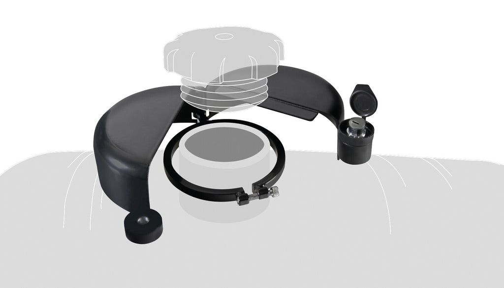 T-Block Evo 2 - Blindatura Antifurto per Tappo Carburante - Ø 80 mm