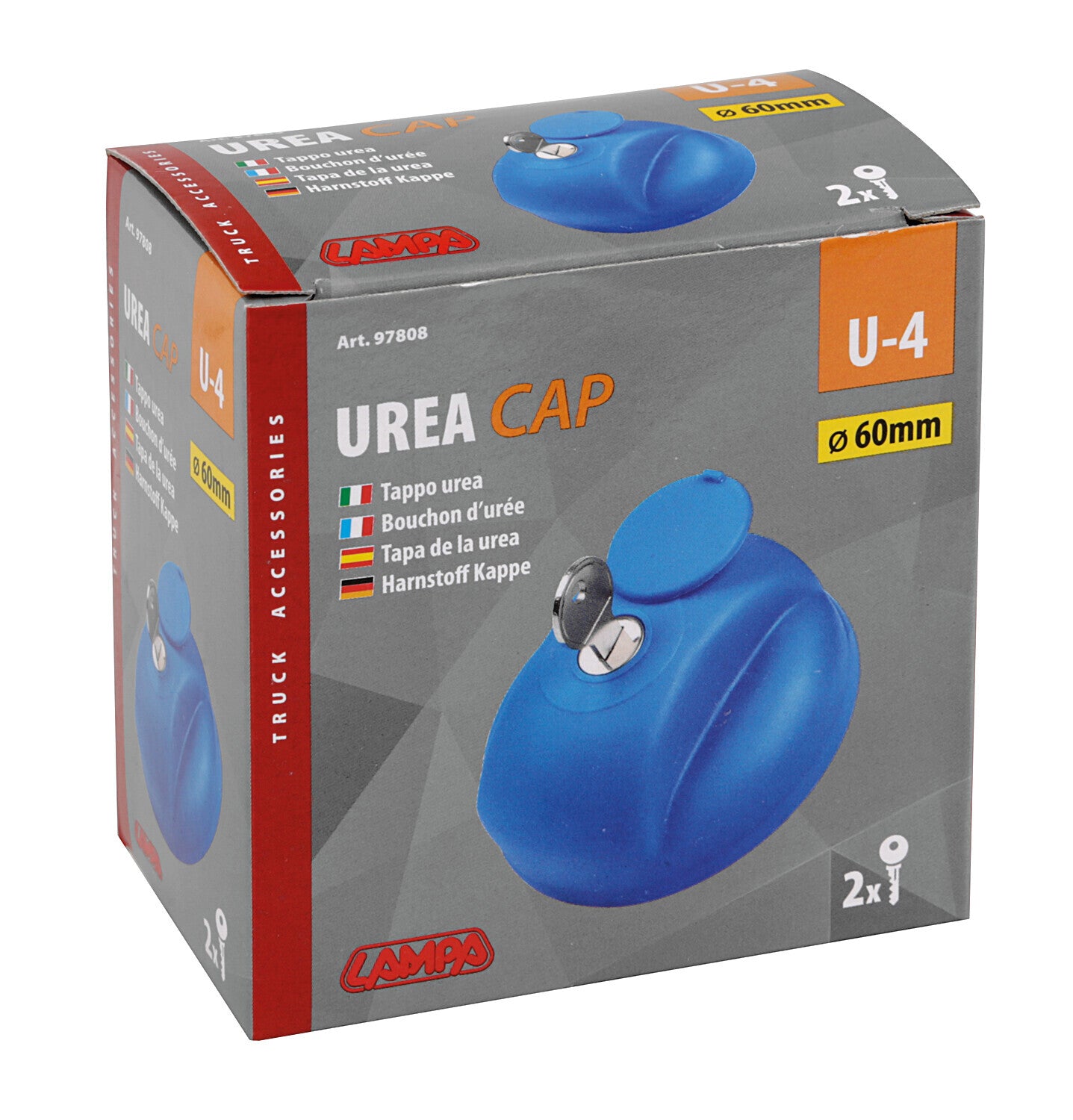U-4, tappo serbatoio urea - Ø 60 mm