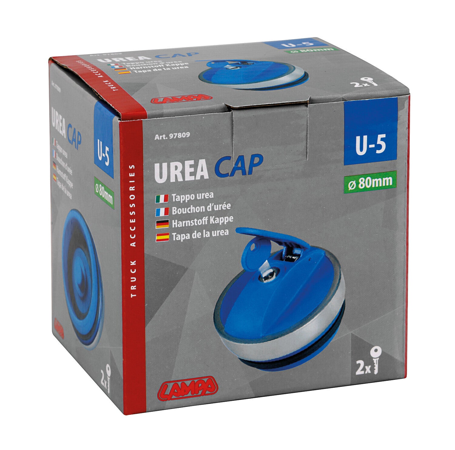 U-5, tappo serbatoio urea - Ø 80 mm