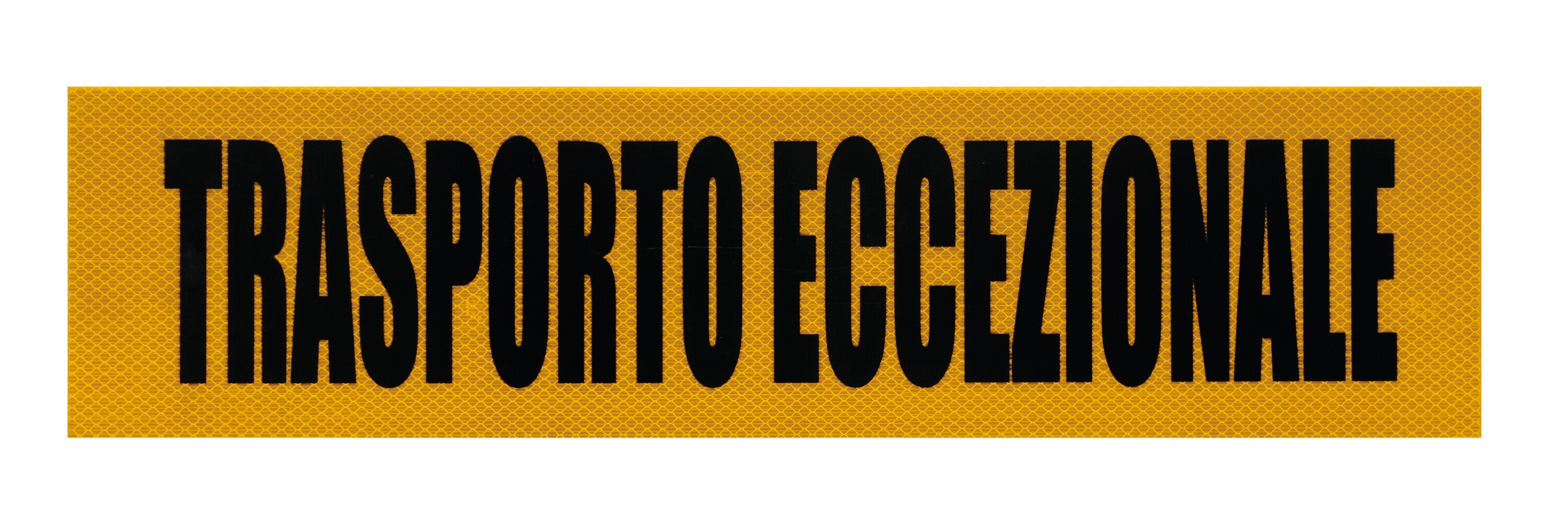 Pannello catarifrangente trasporto eccezionale - 600x150 mm