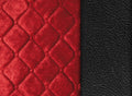 Lolita, coprisedile in Skeentex e poliestere - Nero/Rosso