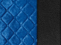 Lolita, coprisedile in Skeentex e poliestere - Nero/Blu