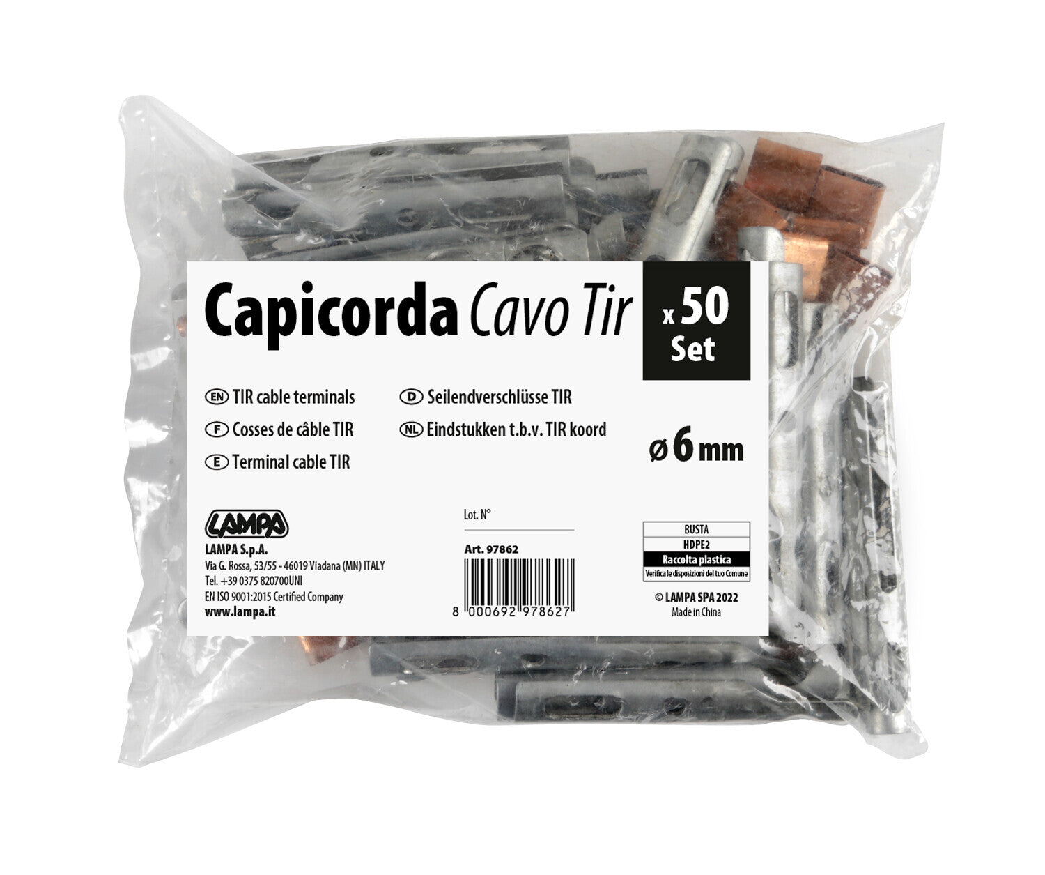 Capicorda Cavo TIR - Set 50 pz