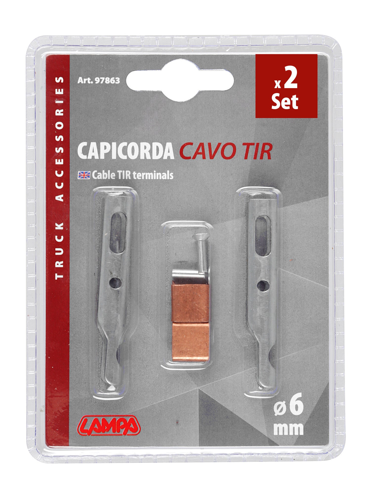 Capicorda Cavo TIR - Set 2 pz