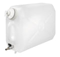 Tanica in plastica, con rubinetto in metallo e dispenser porta sapone - 25 L