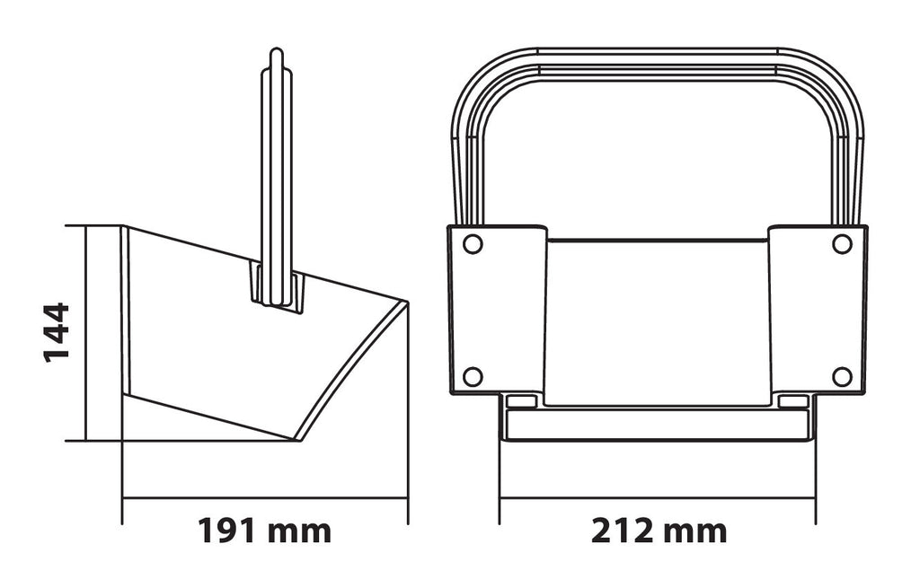 Porta calzatoia in plastica - E53