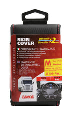 Skin-Cover, coprivolante elasticizzato in Skeentex - Nero/Rosso - M - Ø 44/46 cm