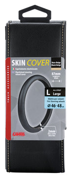 Skin-Cover, coprivolante elasticizzato in Skeentex - Nero/Beige - L - Ø 46/48 cm