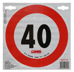 Contrassegno limite velocità - 40 Km/h