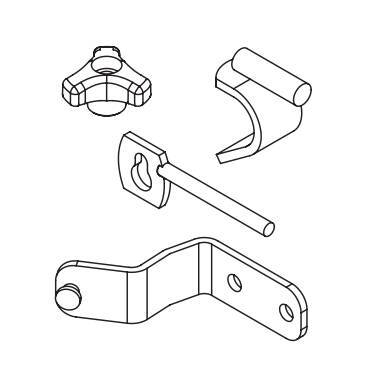 Serrature interne aggiuntive per cabina camion - compatibile per Iveco S-Way (10/19>)