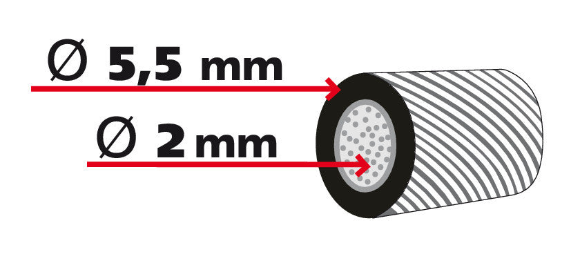 Cavo Tir con capicorda - 36 m