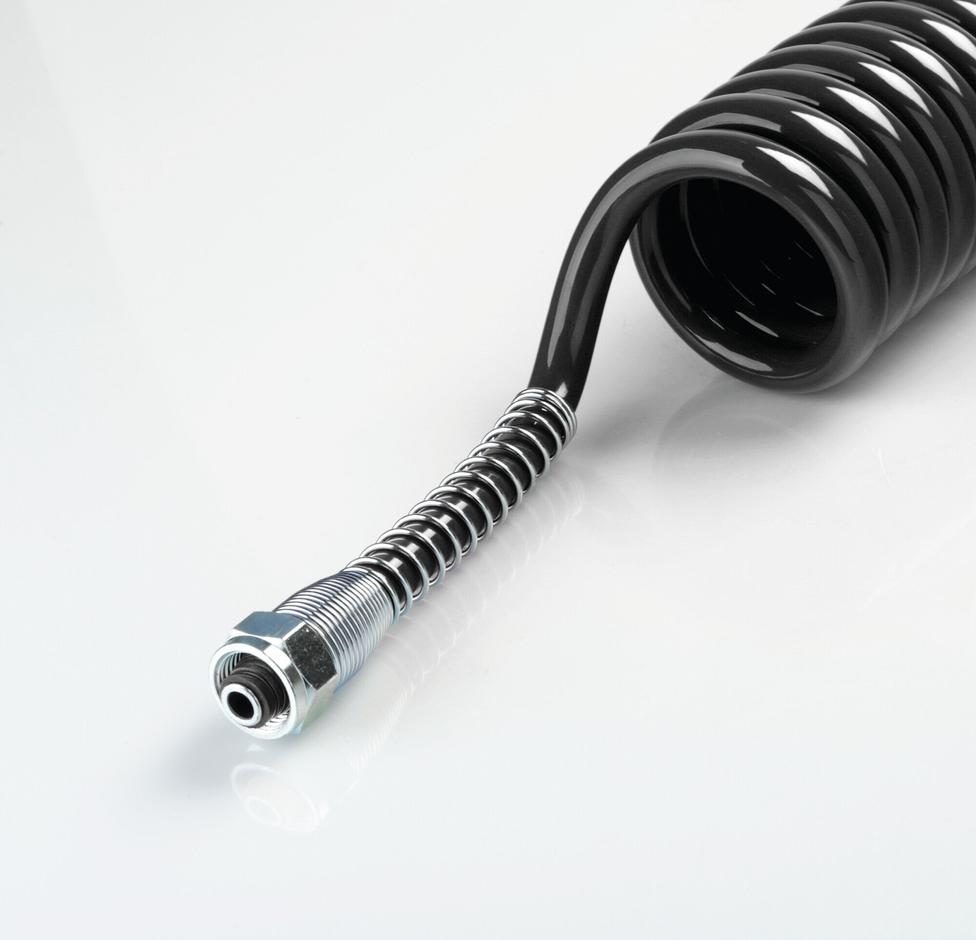 Tubo aria a spirale - Nero