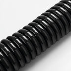 Tubo aria a spirale - Nero
