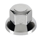 Boater, Set 40 copribulloni testa piatta in acciaio inox - Ø 32 mm - Cromo