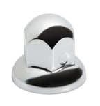 Dome, Set 10 copribulloni testa tonda in acciaio inox - Ø 33 mm - Cromo
