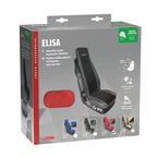 Elisa, coprisedile in poliestere e Skeentex per camion - Rosso/Nero