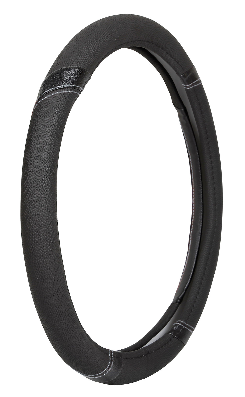 GT-Sport, coprivolante in Skeentex - S - Ø 42/44 cm - Nero/Argento