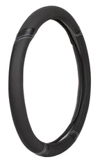 GT-Sport, coprivolante in Skeentex - S - Ø 42/44 cm - Nero/Argento