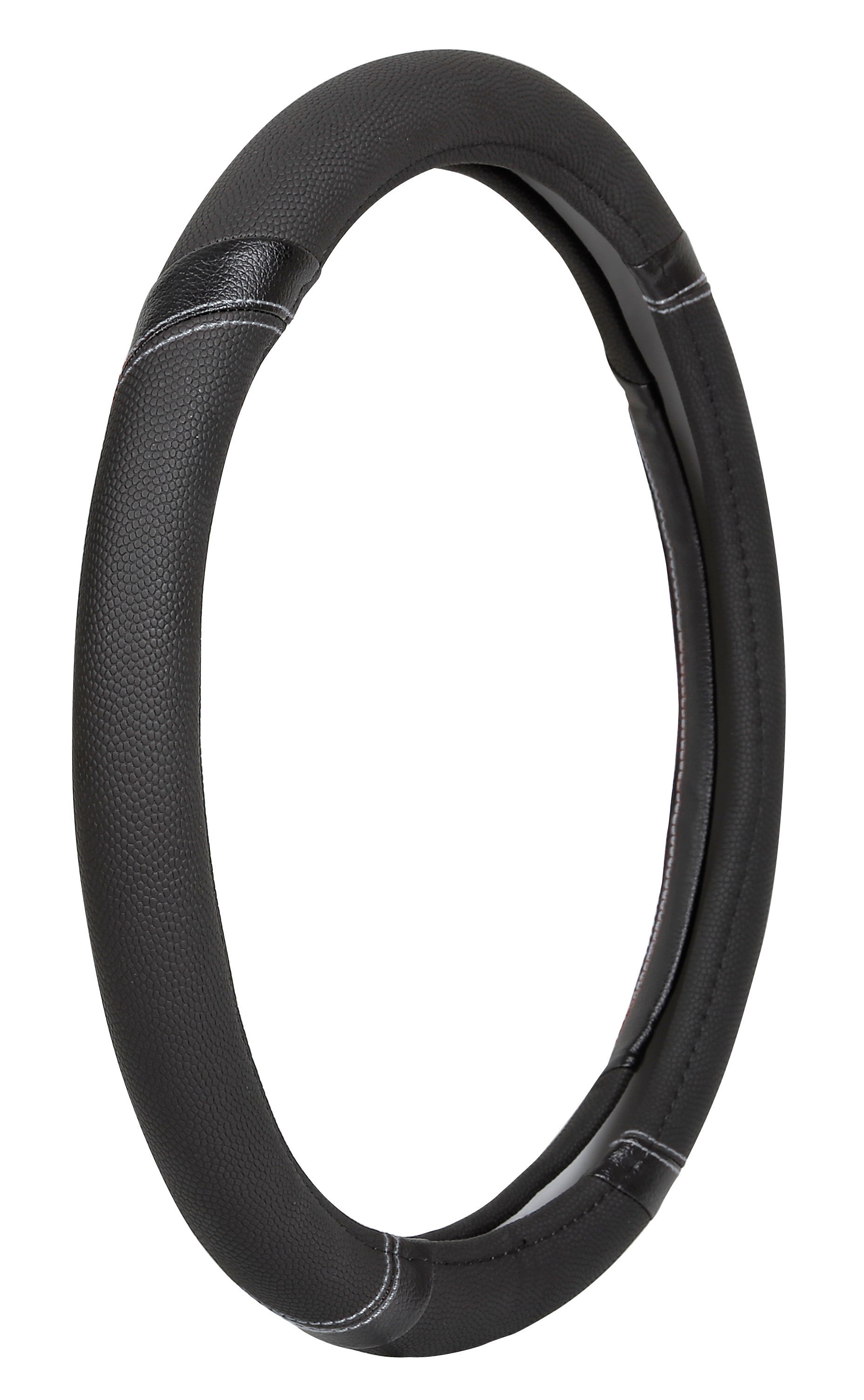 GT-Sport, coprivolante in Skeentex - S - Ø 42/44 cm - Nero/Argento