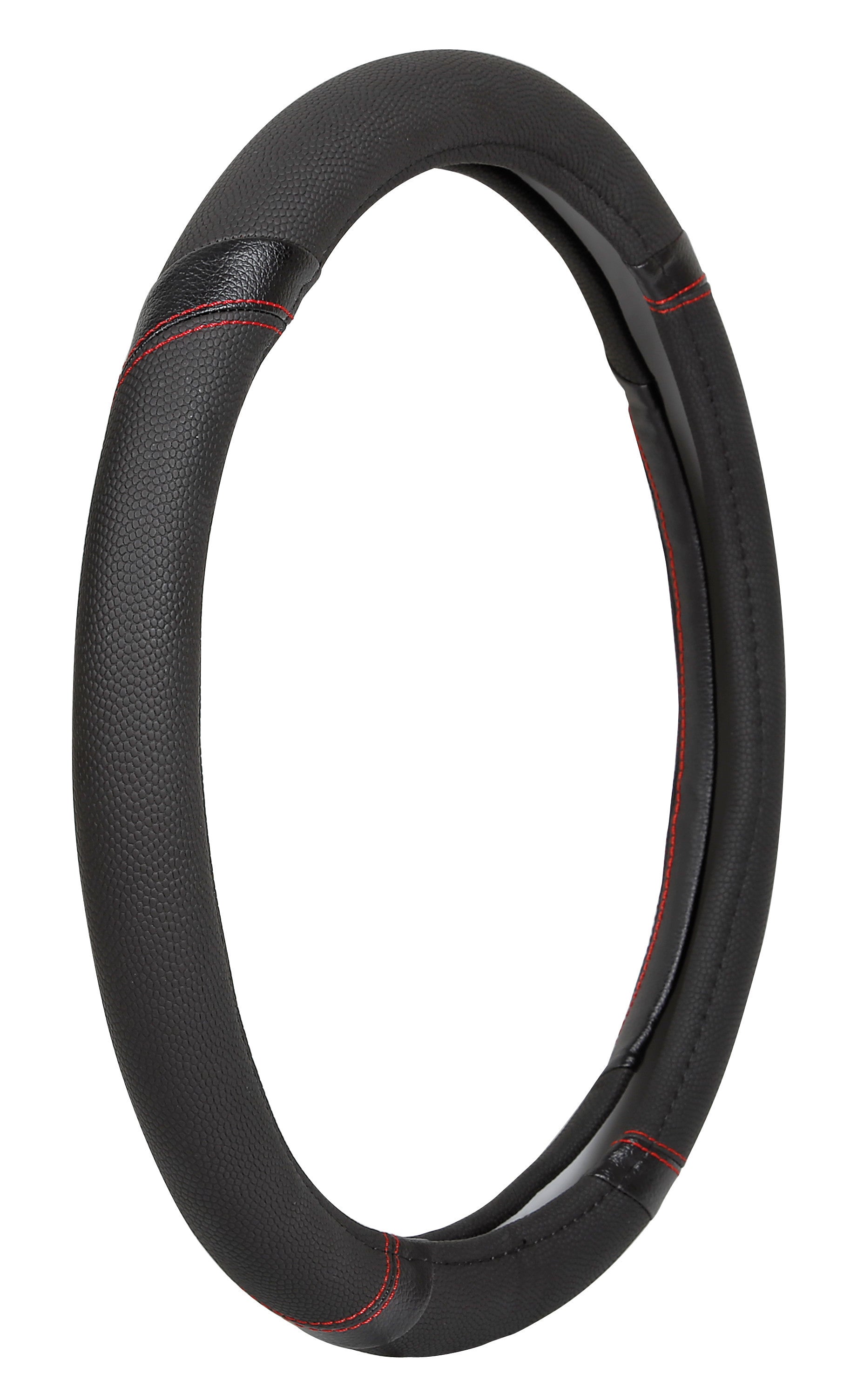 GT-Sport, coprivolante in Skeentex - S - Ø 42/44 cm - Nero/Rosso