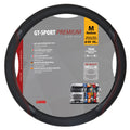 GT-Sport, coprivolante in Skeentex - M - Ø 44/46 cm - Nero/Rosso
