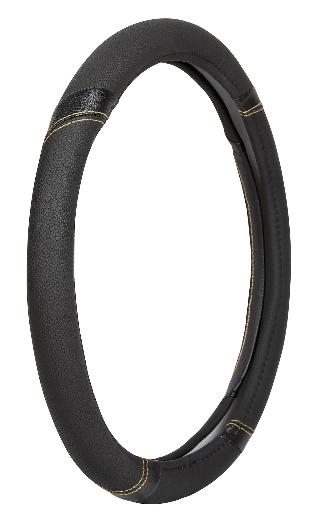GT-Sport, coprivolante in Skeentex - S - Ø 42/44 cm - Nero/Beige