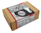 American, Set 40 copribulloni testa piatta in acciaio inox - Ø 33 mm - Cromo
