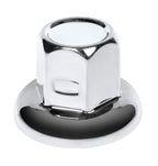 American, Set 40 copribulloni testa piatta in acciaio inox - Ø 33 mm - Cromo