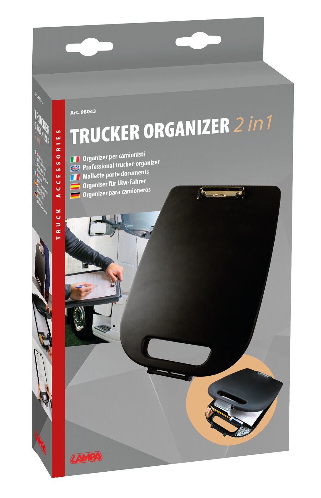 Trucker organizer 2 in 1
