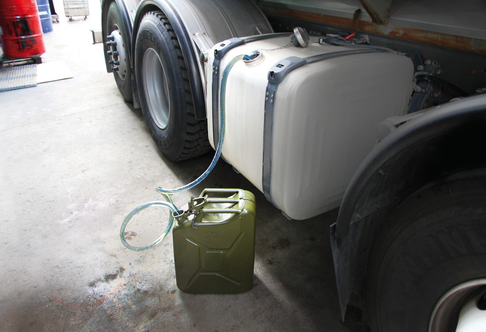 Travaso, pompa a sifone automatica - L - Ø 18 mm - 250 cm