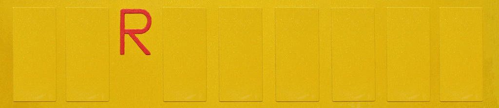 Targa ripetitrice provvisoria per rimorchi - 480x110 mm