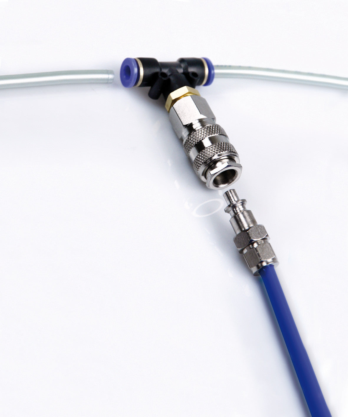 T-1, connettore aria ad attacco rapido, Ø 6 mm