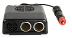 Trasformatore di corrente a due uscite 24V > 12V - 8A