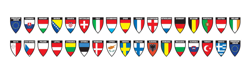 Decor-Flags 2 in1 - Set 4 - 17x2 bandiere