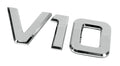 Emblemi motore 3D cromati - 92x210 mm - V10