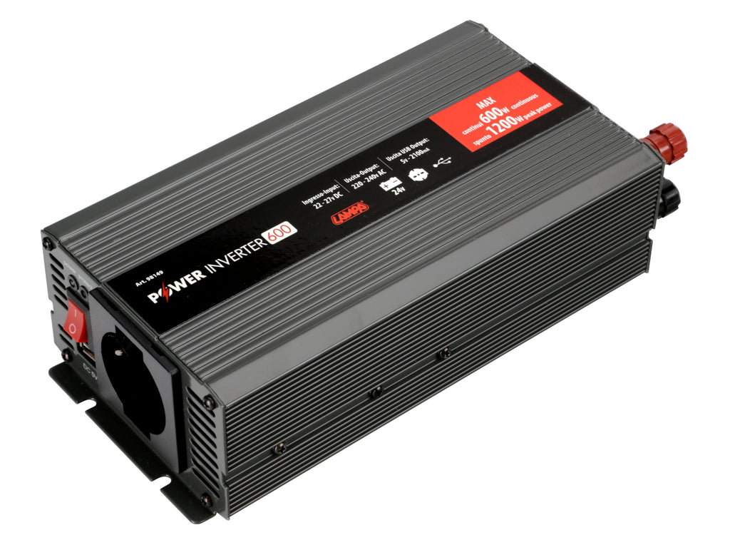 Power Inverter 600, trasformatore 24V > 220V