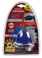 Top Light, faretto - 9 Led - 24V - Blu
