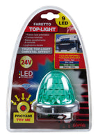 Top Light, faretto - 9 Led - 24V - Verde