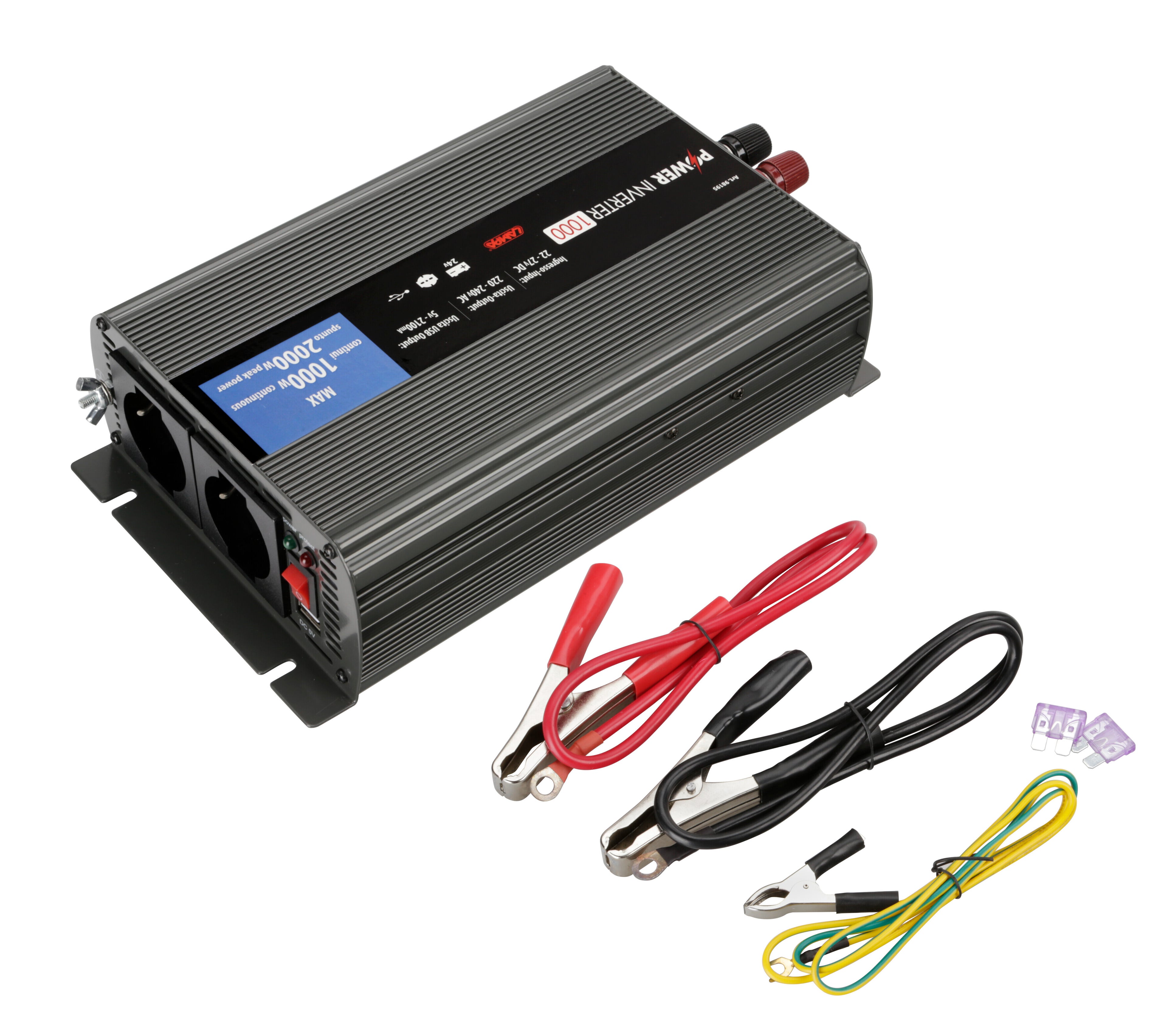 Power Inverter 1000, trasformatore 24V > 220V