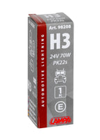 24V Lampada alogena - H3 - 70W - PK22s - 1 pz - Scatola