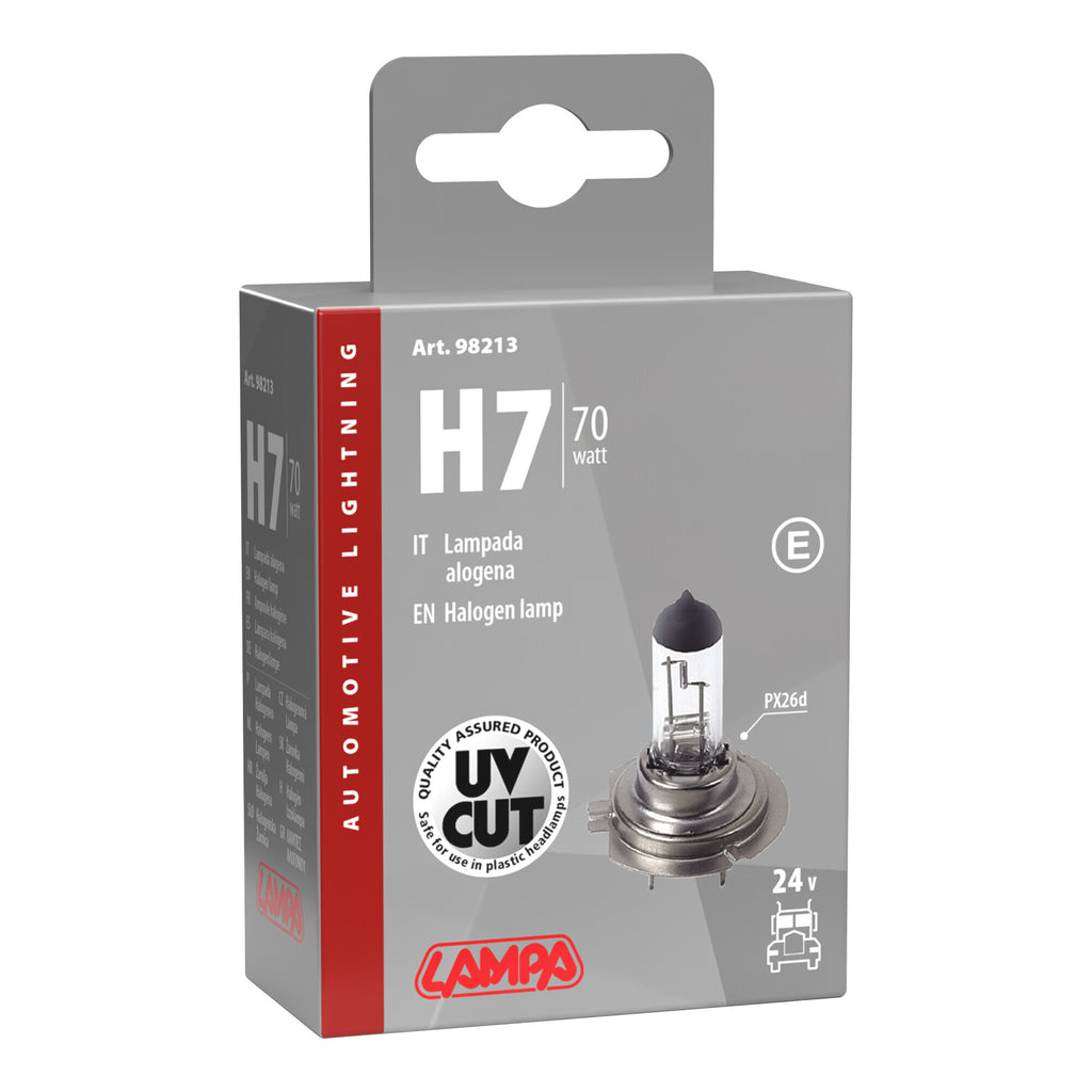 24V Lampada alogena - H7 - 70W - PX26d - 1 pz - Scatola