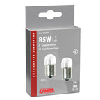 24V Lampada sferica - R5W - 5W - BA15s - 2 pz - Scatola