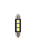 24V Led Series - 3 SMD x 3 chips - 10x39 mm - SV8,5-8 - 2 pz - Scatola - Bianco - Doppia polarità
