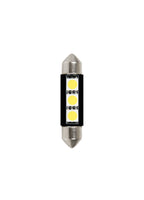 24V Led Series - 3 SMD x 3 chips - 10x39 mm - SV8,5-8 - 2 pz - Scatola - Bianco - Doppia polarità