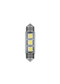 24V Led Series - 3 SMD x 3 chips - 10x39 mm - SV8,5-8 - 20 pz - Scatola - Bianco - Doppia polarità