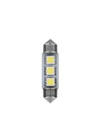 24V Led Series - 3 SMD x 3 chips - 10x39 mm - SV8,5-8 - 20 pz - Scatola - Bianco - Doppia polarità