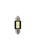 24V Led Series - 2 SMD x 3 chips - 10x31 mm - SV8,5-8 - 2 pz - D/Blister - Bianco - Doppia polarità
